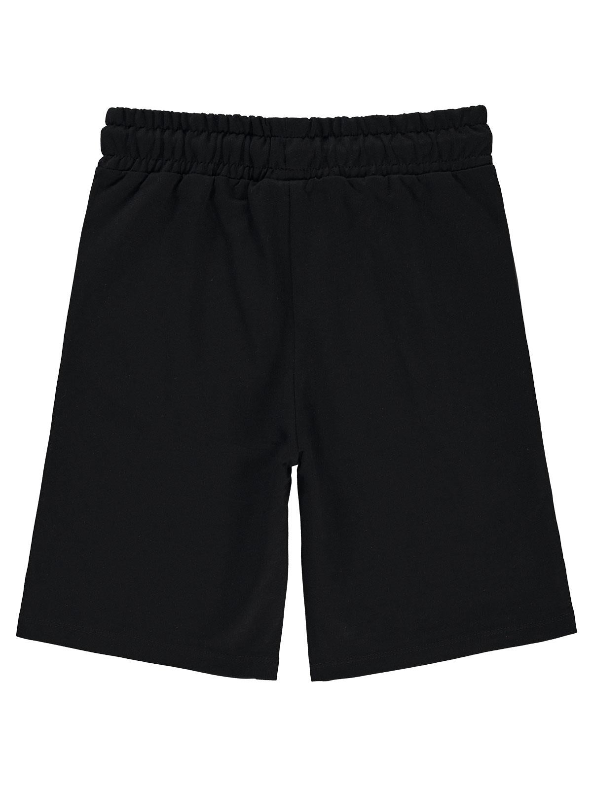 Civil Boys New York Baskılı 10-13 Yaş Kapri - Siyah