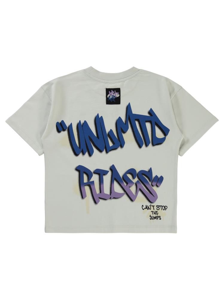 Civil Boys NYC Baskılı 10-13 Yaş Tişört - Gri