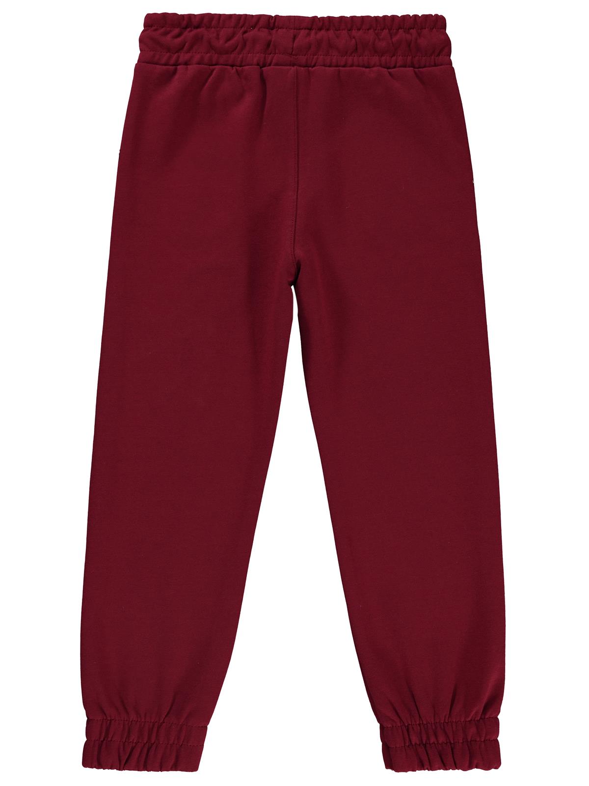 Civil Boys Champıons Baskılı 10-13 Yaş Eşofman Altı - Bordo