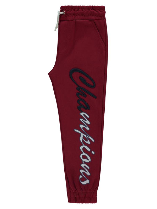 Civil Boys Champıons Baskılı 6-9 Yaş Eşofman Altı - Bordo