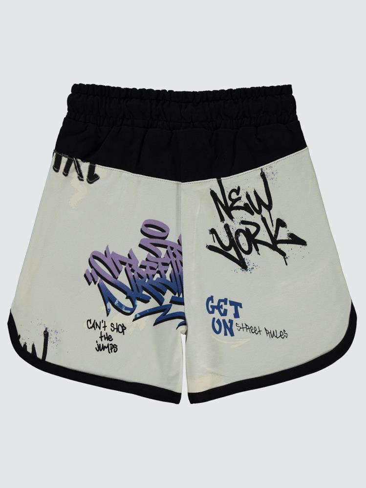 Civil Boys Street Style Emprime 6-9 Yaş Şort - Gri