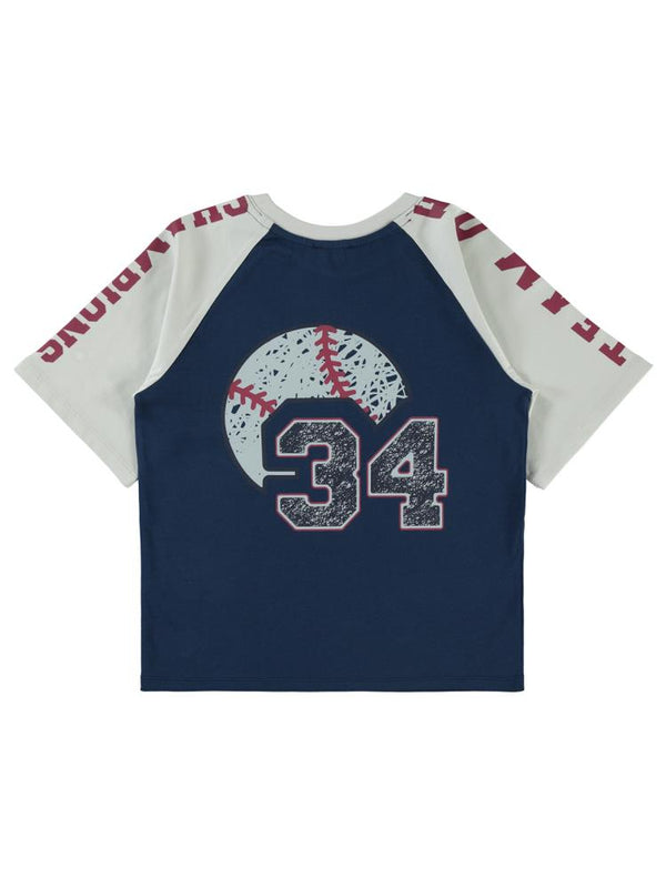 Civil Boys 34 Baskılı 10-13 Yaş Tişört - Lacivert