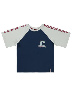 Civil Boys 34 Baskılı 10-13 Yaş Tişört - Lacivert