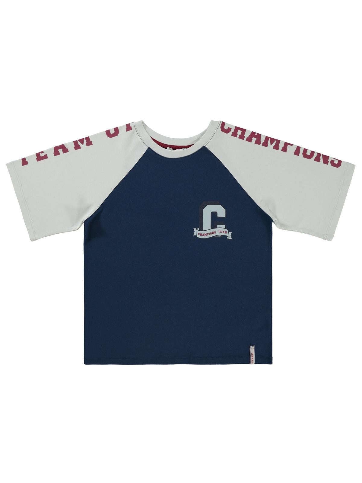 Civil Boys 34 Baskılı 6-9 Yaş Tişört - Lacivert