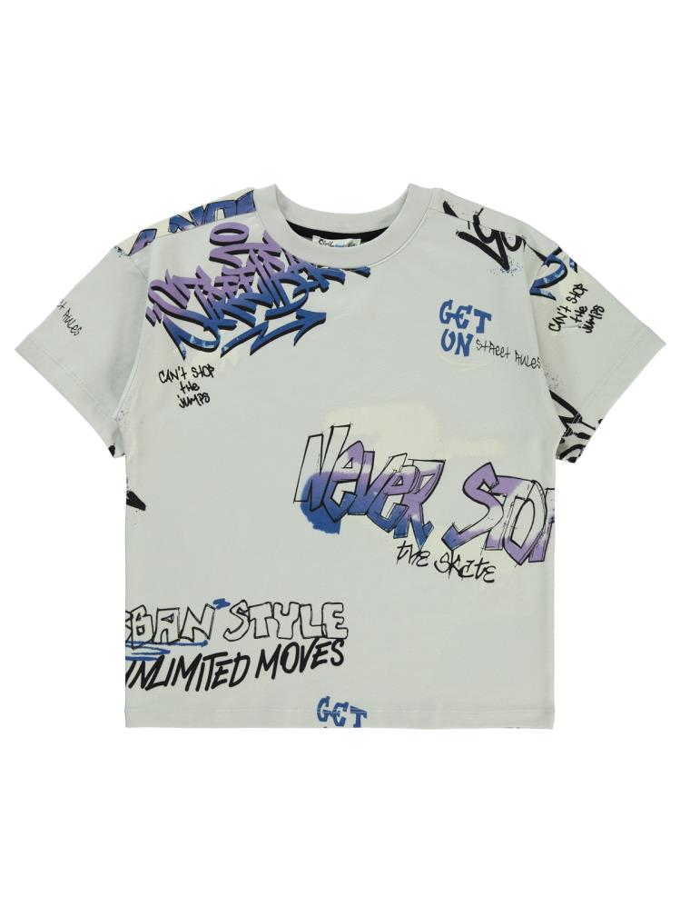 Civil Boys Street Style Emprime 6-9 Yaş Tişört - Gri