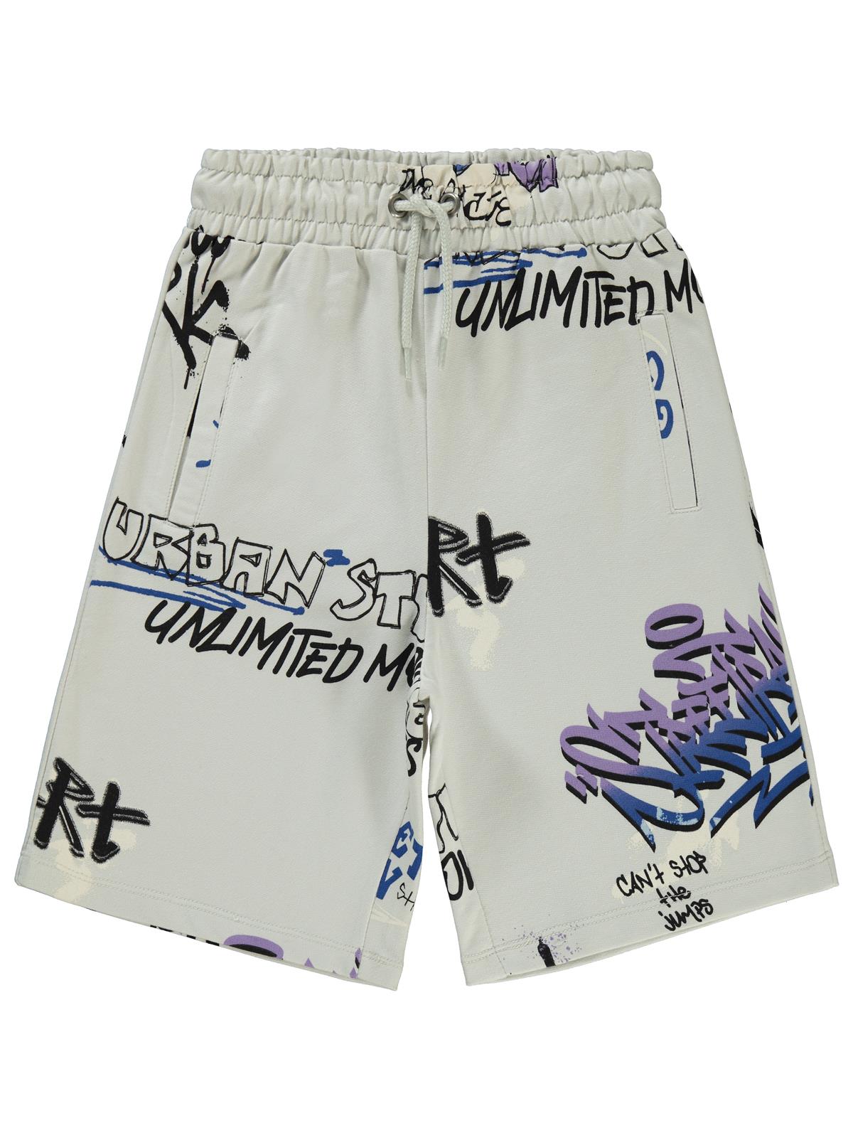 Civil Boys Street Style Emprime 10-13 Yaş Kapri - Gri