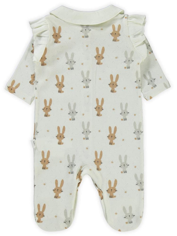 Civil Baby Tavşan Empirme 1-6 Ay Tulum - Fil Dişi