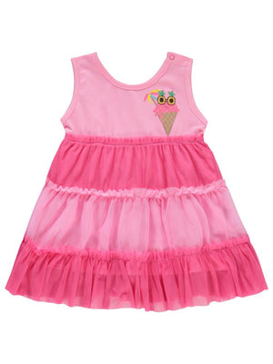 Civil Baby Tüllü 6-18 Ay Elbise - Pembe