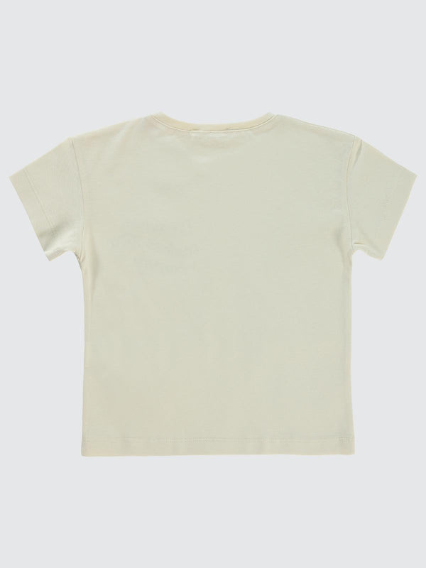 Civil Girls Basic 2-5 Yaş Tişört - Beyaz