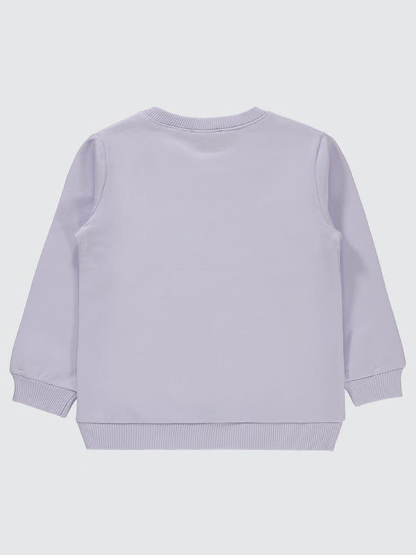 Civil Girls Basic 2-5 Yaş Sweatshirt - Lila