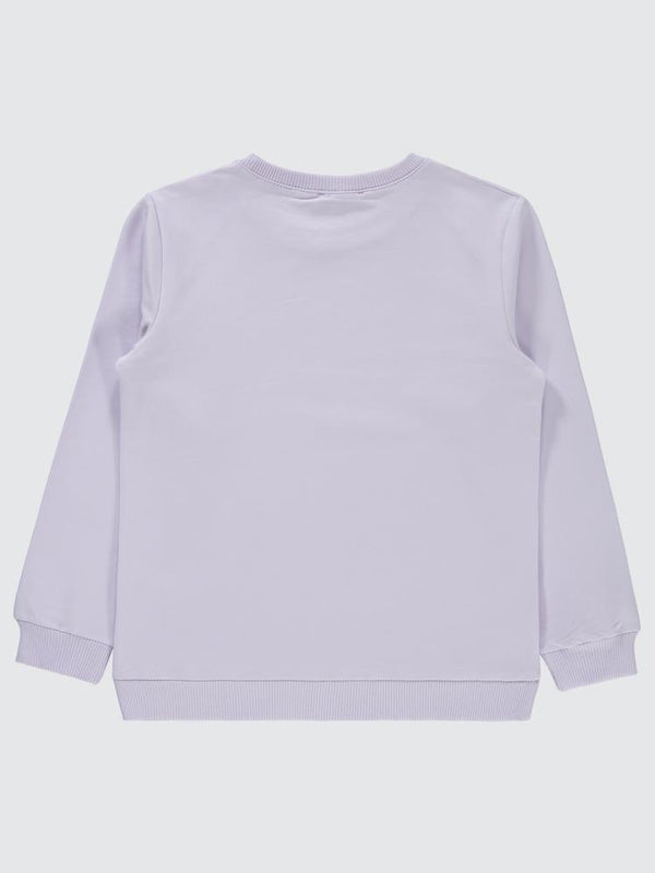 Civil Girls Basic 6-9 Yaş Sweatshirt - Lila
