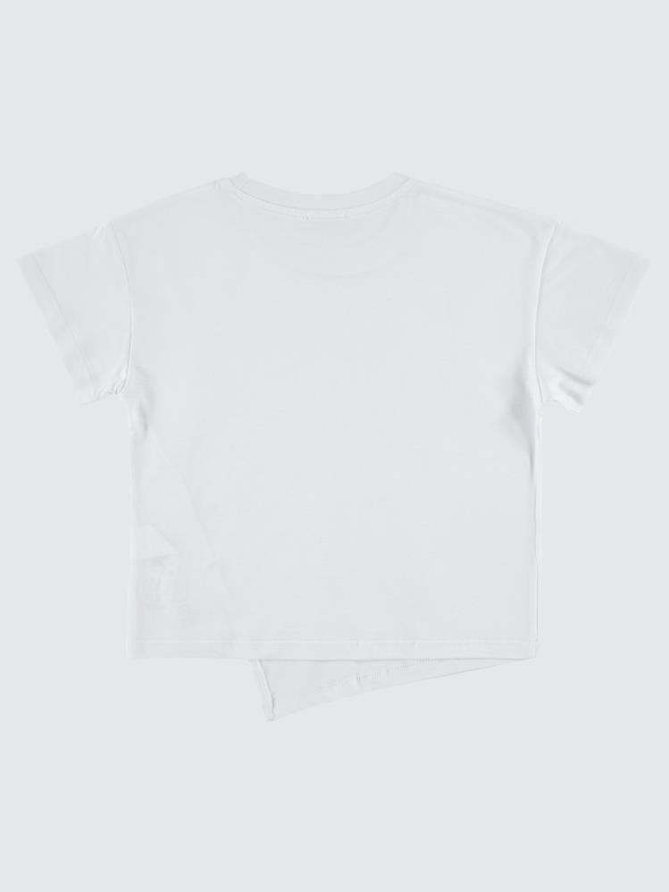 Civil Girls Batik Active Konsept 10-13 Yaş Tişört - Beyaz