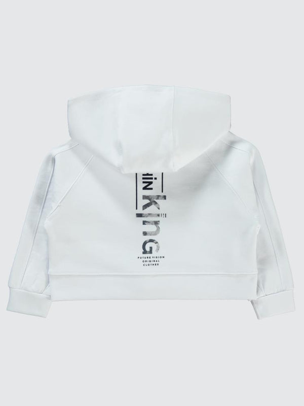 Civil Girls Batik Active Konsept 2-5 Yaş Hırka - Beyaz