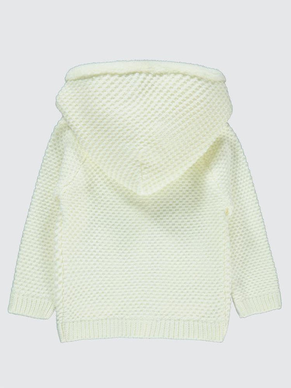 Civil Baby Tavşan Nakışlı 6-18 Ay Hırka - Ekru