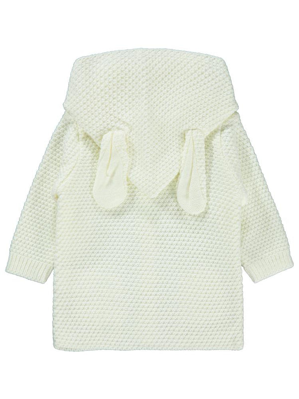 Civil Baby Tavşan Kulaklı Basıc 6-18 Ay Hırka - Ekru
