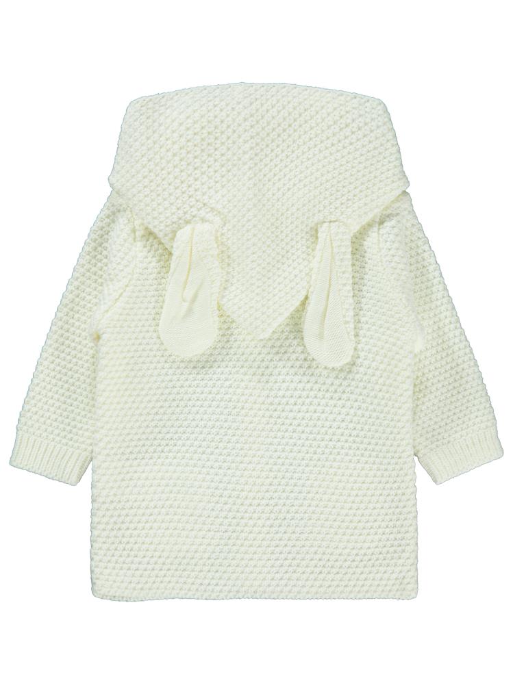 Civil Baby Tavşan Kulaklı Basıc 6-18 Ay Hırka - Ekru