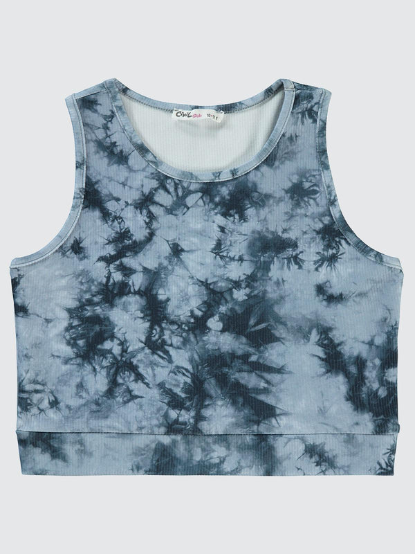 Civil Girls Batik Active Konsept 6-9 Yaş Tişört - Gri