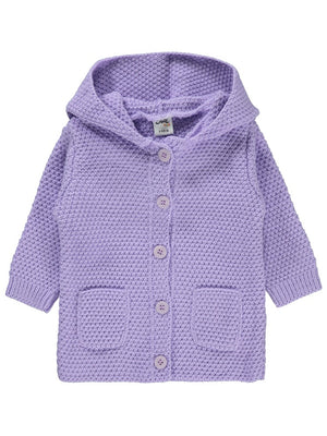 Civil Baby Tavşan Kulaklı Basıc 6-18 Ay Hırka - Lila