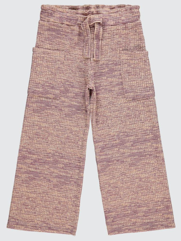 Civil Girls Renkli Melanjlı Kaşkorse 6-9 Yaş Pantolon - Pudra