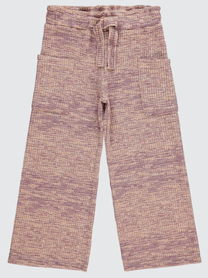 Civil Girls Renkli Melanjlı Kaşkorse 6-9 Yaş Pantolon - Pudra