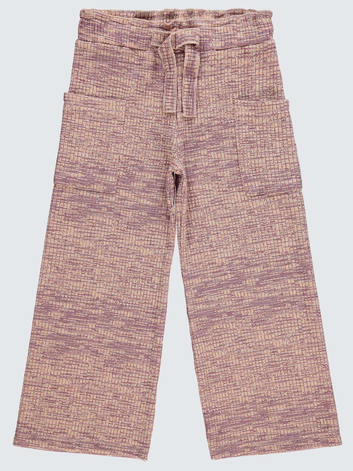Civil Girls Renkli Melanjlı Kaşkorse 10-13 Yaş Pantolon - Pudra