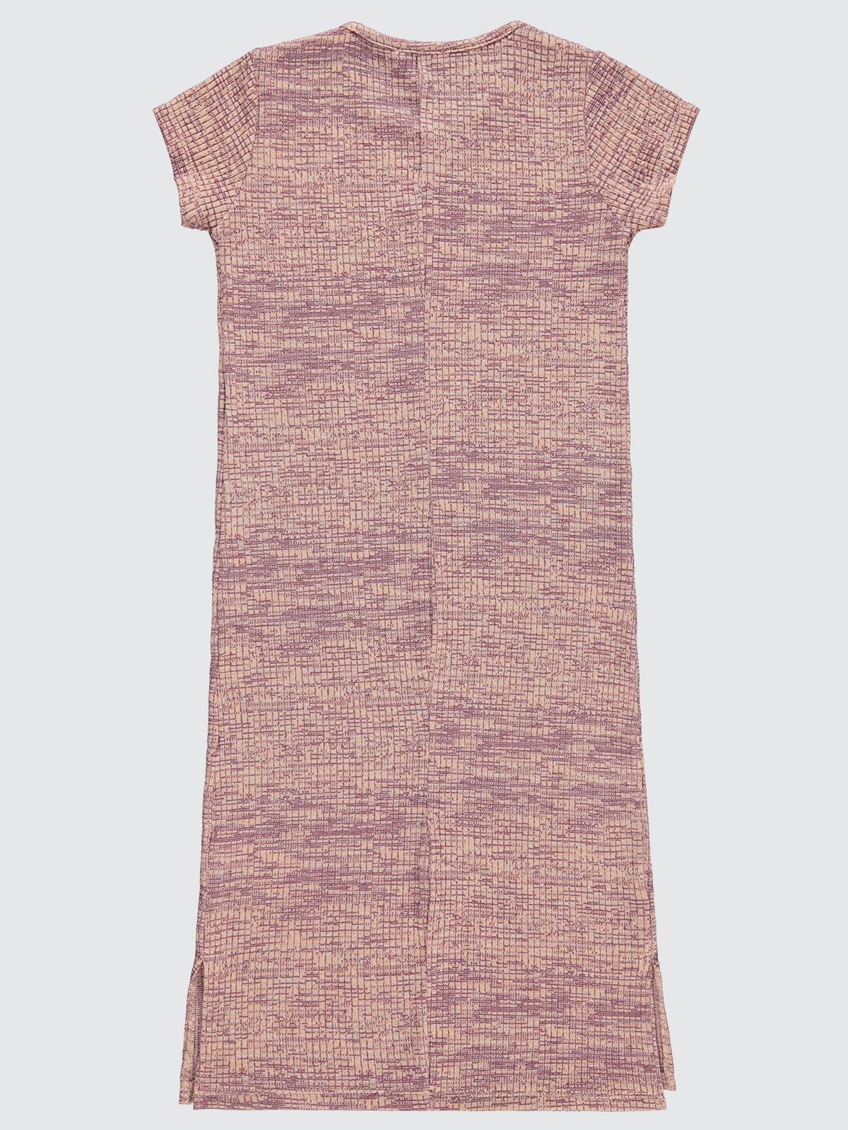 Civil Girls Renkli Melanjlı Kaşkorse 10-13 Yaş Elbise - Pudra