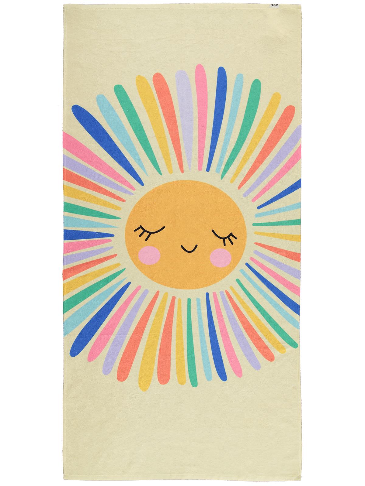 Civil Girls Güneş Baskılı 70x140 Cm Havlu - Sarı