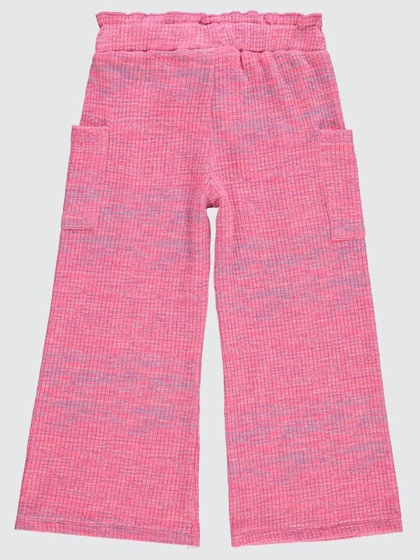 Civil Girls Renkli Melanjlı Kaşkorse 6-9 Yaş Pantolon - Pembe