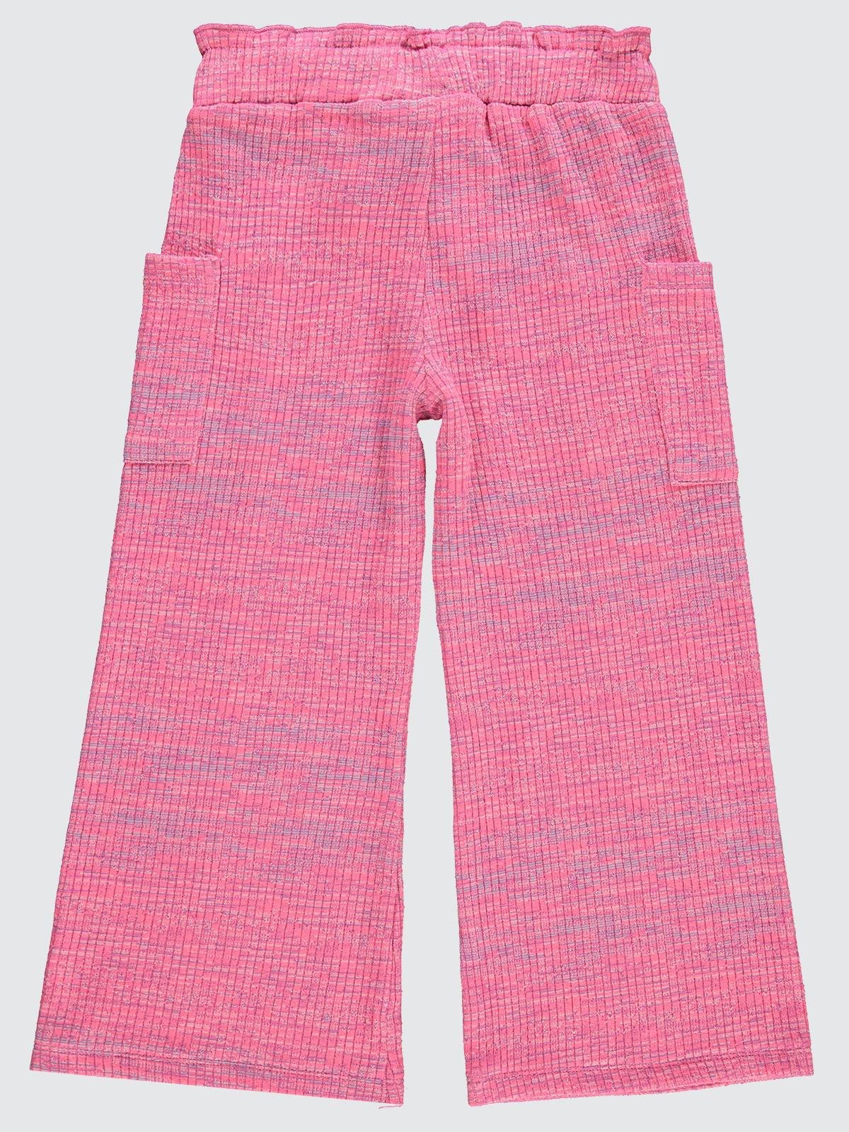 Civil Girls Renkli Melanjlı Kaşkorse 6-9 Yaş Pantolon - Pembe