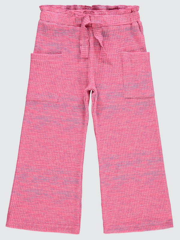 Civil Girls Renkli Melanjlı Kaşkorse 6-9 Yaş Pantolon - Pembe