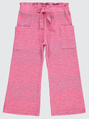 Civil Girls Renkli Melanjlı Kaşkorse 6-9 Yaş Pantolon - Pembe