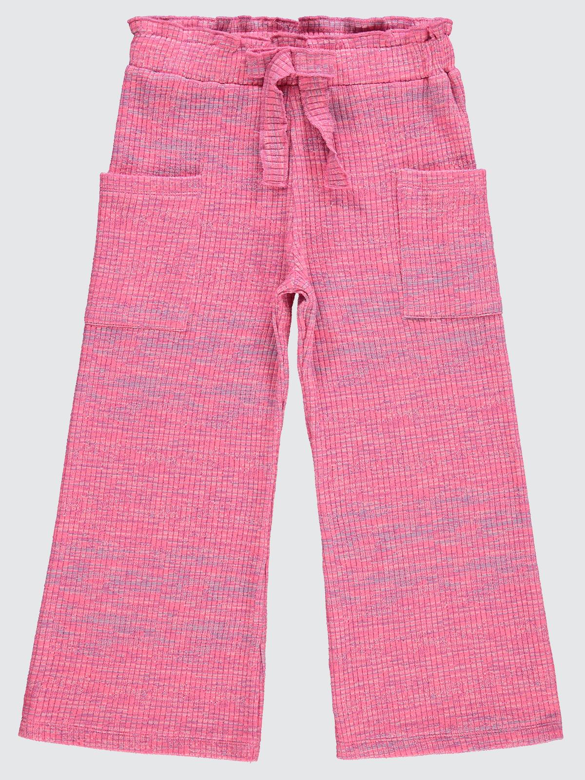 Civil Girls Renkli Melanjlı Kaşkorse 6-9 Yaş Pantolon - Pembe