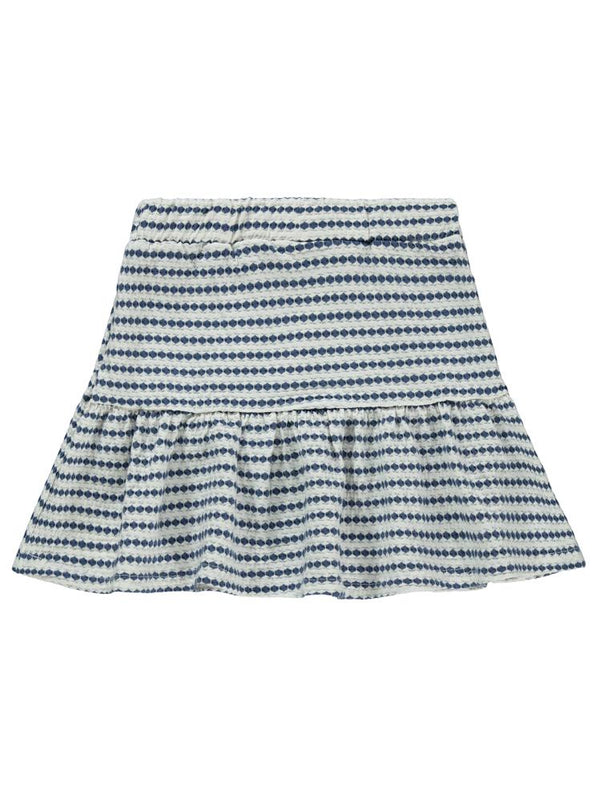 Civil Girls 3 Boyutlu Jakar 6-9 Yaş Etek - Mavi