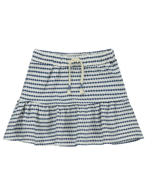 Civil Girls 3 Boyutlu Jakar 6-9 Yaş Etek - Mavi