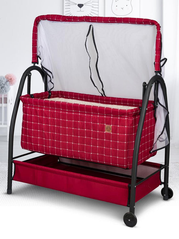 Bebelow Platinum Portatif Beşik - Bordo
