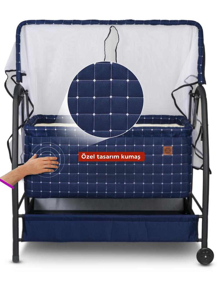 Bebelow Platinum Portatif Beşik - Bordo