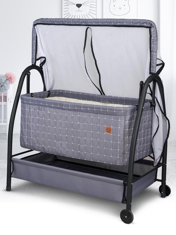 Bebelow Platinum Portatif Beşik - Gri