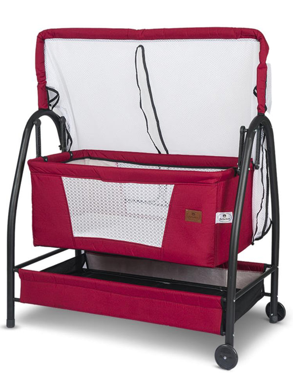 Bebelow Diamond Portatif Beşik  - Bordo