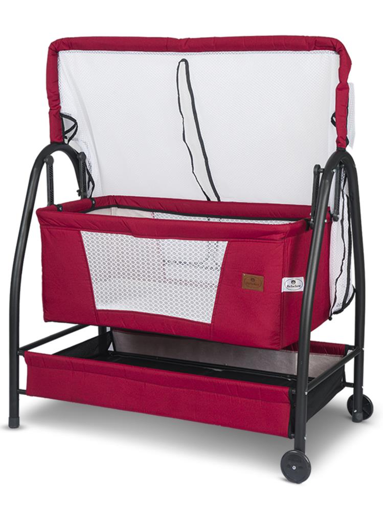 Bebelow Diamond Portatif Beşik  - Bordo