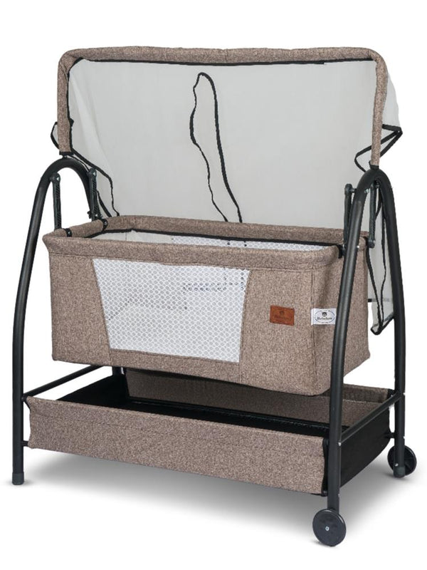 Bebelow Diamond Portatif Beşik  - Kahverengi