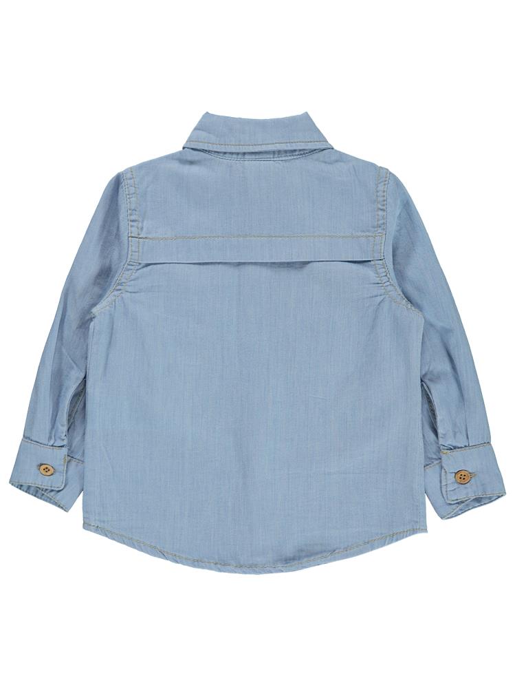 Civil Baby Kot Cepli 6-18 Ay Gömlek - Mavi