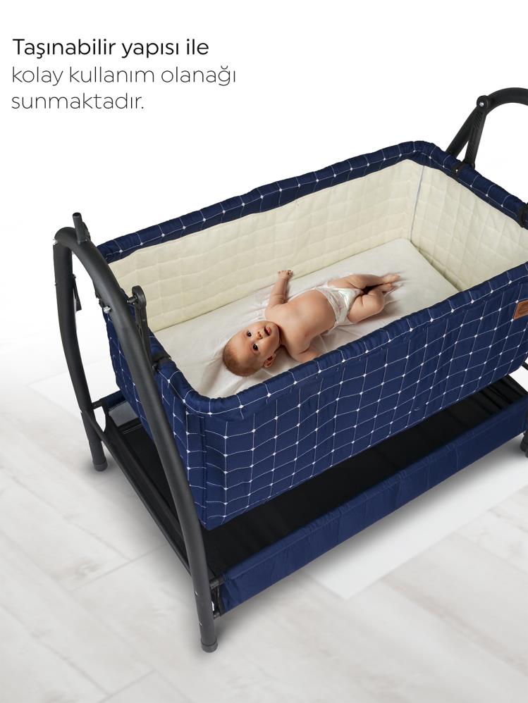 Bebelow Platinum Portatif Beşik - Bej