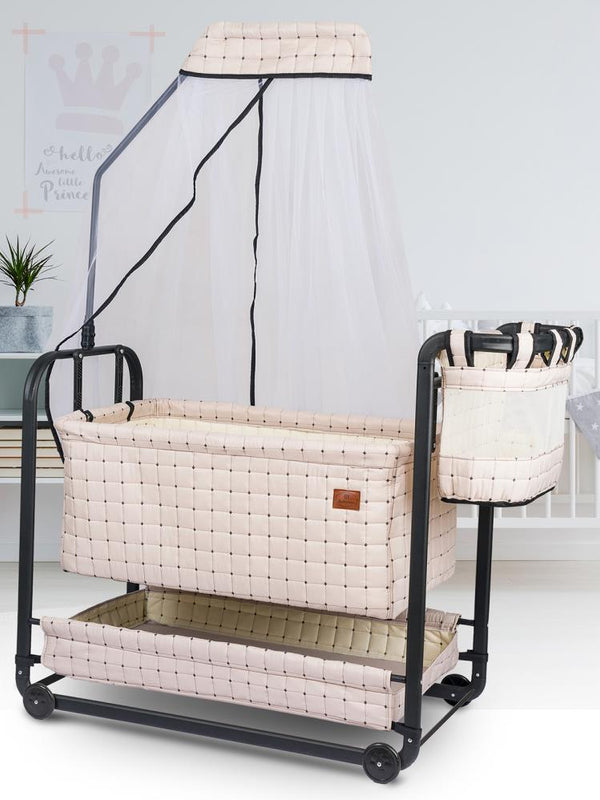 Bebelow Safir Portatif Beşik - Bej