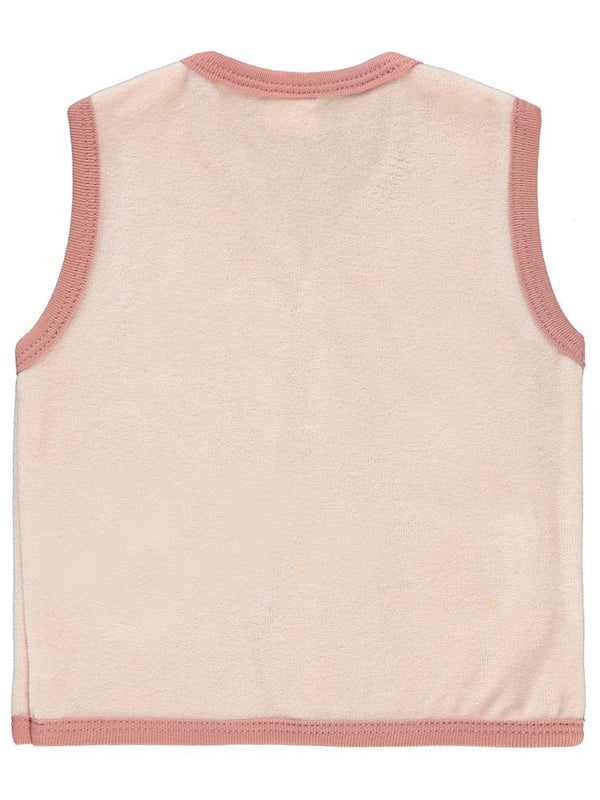 Civil Baby Tavşanlar Baskılı 6-18 Ay Yelek - Pembe