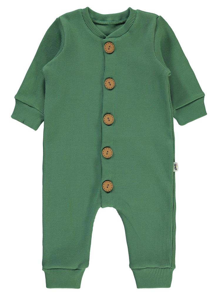 Civil Baby Düz Basic 1-6 Ay Tulum - Yeşil