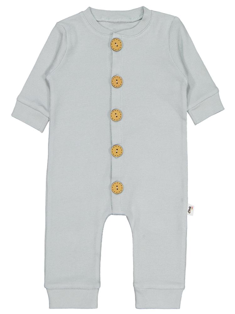 Civil Baby Düz Basic 1-6 Ay Tulum - Yeşil