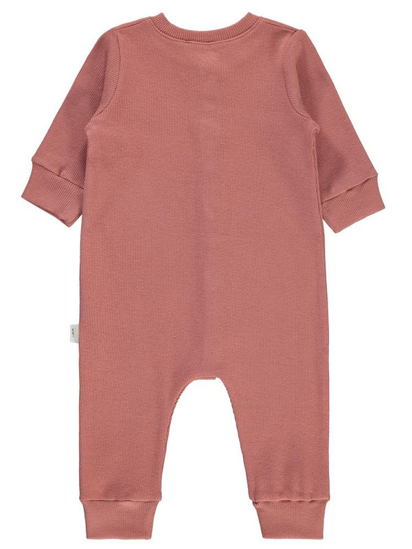 Civil Baby Düz Basic 1-6 Ay Tulum - Pembe