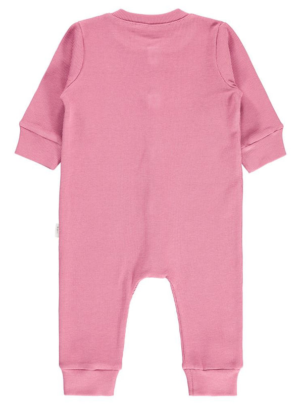 Civil Baby Düz Basic 1-6 Ay Tulum - Pembe