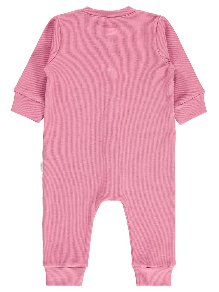 Civil Baby Düz Basic 1-6 Ay Tulum - Pembe