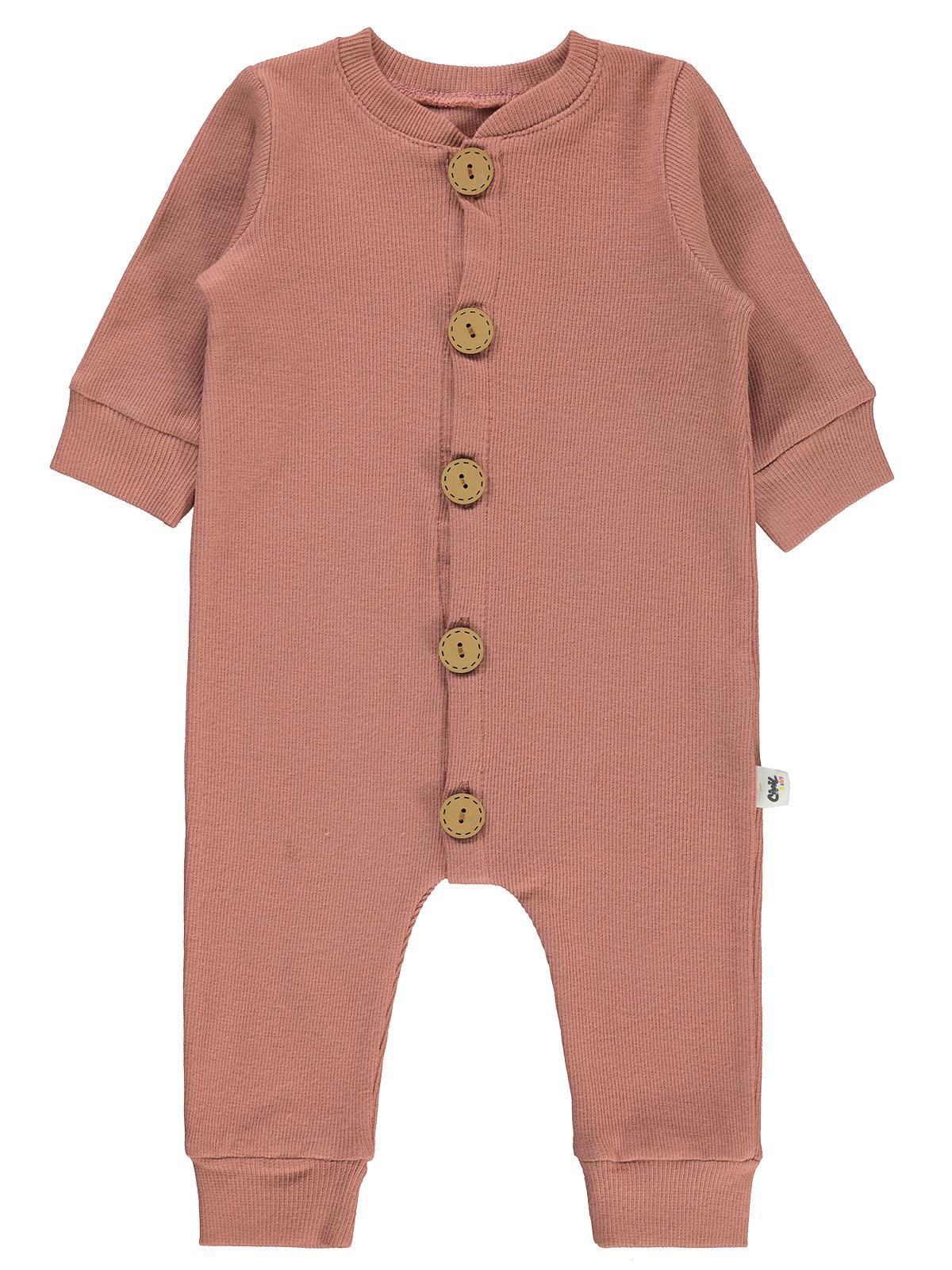 Civil Baby Düz Basic 1-6 Ay Tulum - Pembe